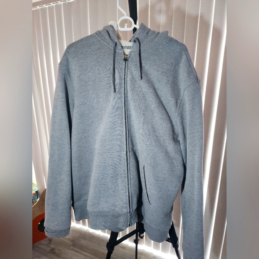 Sonoma Grey Zipper Sweater